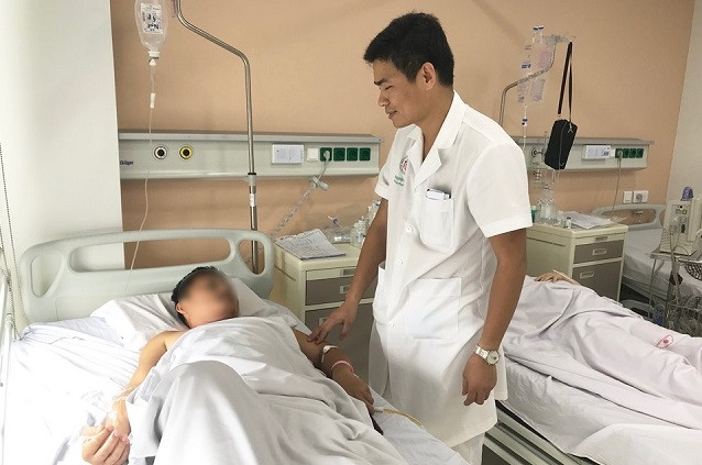 Bệnh nhân đang hồi phục sức khỏe. 