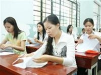 Thí sinh dự thi đại học năm 2006.