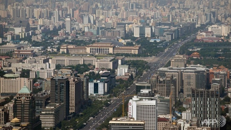 Những tòa nhà chọc trời ở Bắc Kinh.