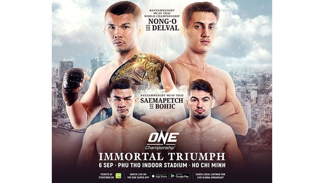ONE Championship, sẽ được tổ chức tại TP Hồ Chí Minh