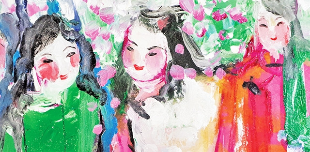 Minh họa trang thơ: BÌNH NHI