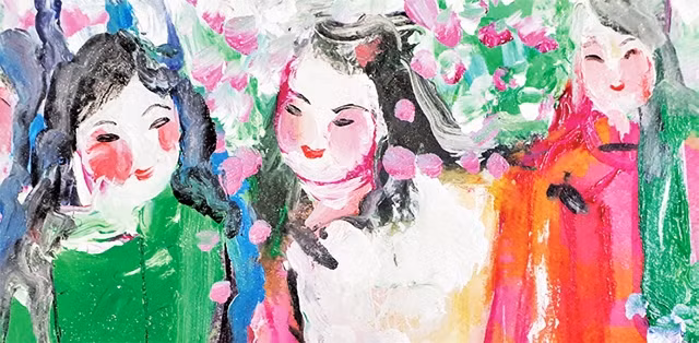 Minh họa trang thơ: BÌNH NHI