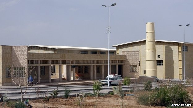 Cơ sở làm giàu uranium ở Natanz của Iran.
