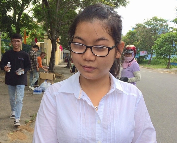 Thí sinh đặc biệt Nguyễn Thị Phương Trang.