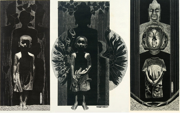 Tác phẩm đoạt giải Vàng "A di đà Phật".