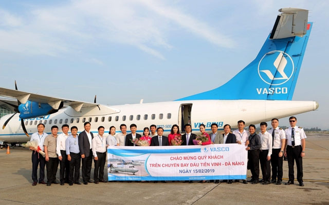 VASCO chính thức khai thác đường bay Vinh - Đà Nẵng