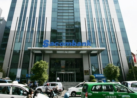 Hội sở Sacombank ở TP Hồ Chí Minh.