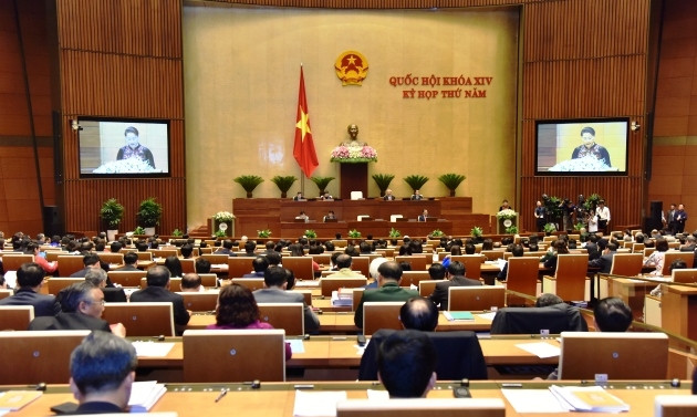 Toàn cảnh kỳ họp thứ 5 Quốc hội khóa XIV.