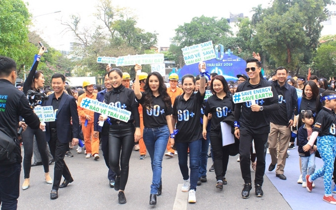 Nhiều khách mời là nghệ sĩ nổi tiếng tham gia chiến dịch Giờ Trái đất 2019.