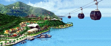 Chạy thử tuyến cáp treo vượt biển dài nhất thế giới