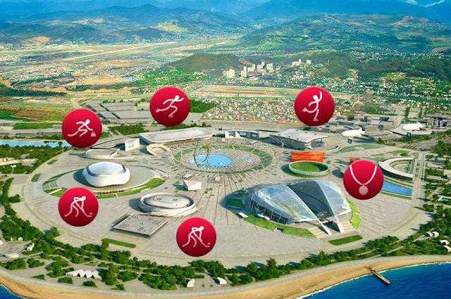 Bản thiết kế 3D TP Sochi sau khi xây dựng. (Ảnh: Olympic Sochi)