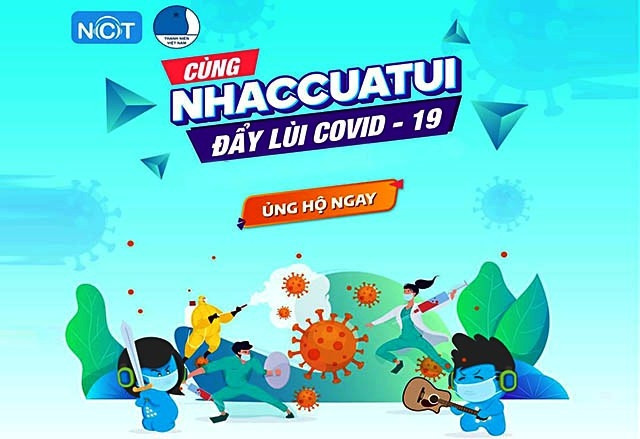 Cuộc vận động “Cùng NhacCuaTui đẩy lùi Covid-19” do T.Ư Hội LHTN Việt Nam phối hợp triển khai cùng nền tảng nghe nhạc trực tuyến NhacCuaTui.