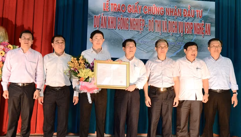 Cấp phép đầu tư Dự án Khu công nghiệp VSIP Nghệ An