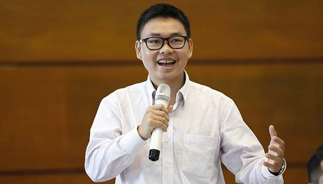 TS Nguyễn Bá Hải - "cha đẻ" của sản phẩm Mắt thần. (Ảnh: Hồng Vĩnh) 