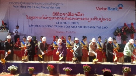Khởi công xây dựng Toà nhà VietinBank tại Lào