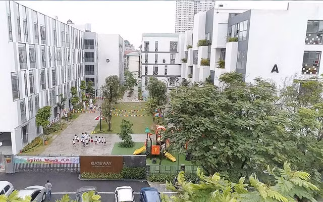 Toàn cảnh Trường PTLC quốc tế Gateway Cầu Giấy - Hà Nội (Ảnh: gateway.edu.vn)