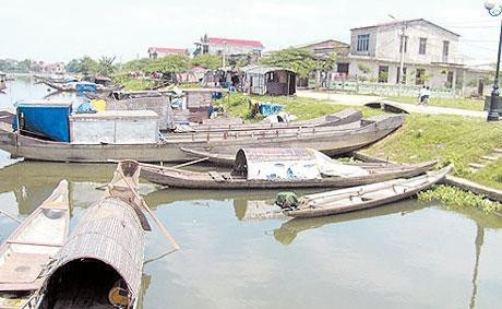 Một góc khu tái định cư thôn Lại Tân, xã Phú Mậu.