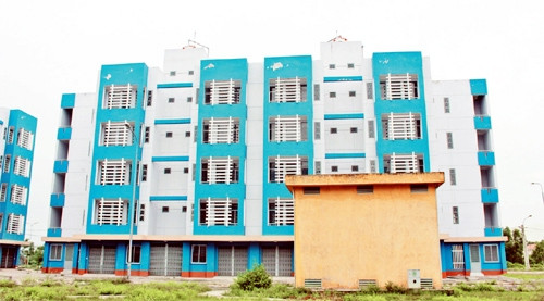 Khu tái định cư Vĩnh Lộc B rất ít người đến ở.