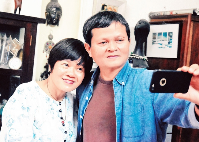 Vợ chồng đạo diễn Thanh Vân - Nhuệ Giang.Ảnh | NGUYỄN ĐÌNH TOÁN