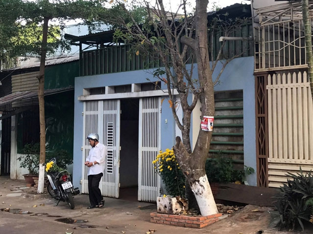 Ngôi nhà số 46 đường Thái Phiên, TP Buôn Ma Thuột, nơi Công an TP Buôn Ma Thuột bắt quả tang vụ đánh bạc.