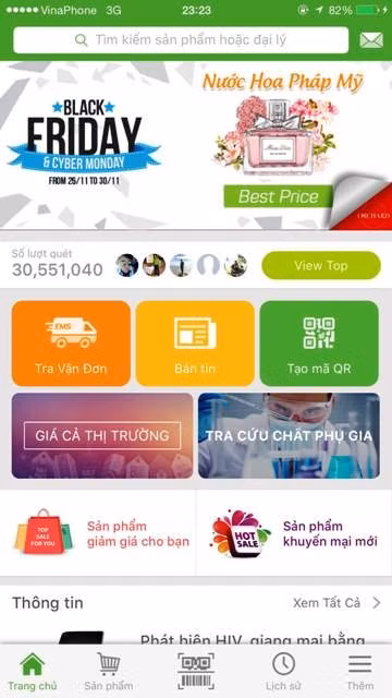 iCheck scanner bổ sung tính năng truy xuất nguồn gốc hàng hóa thực phẩm