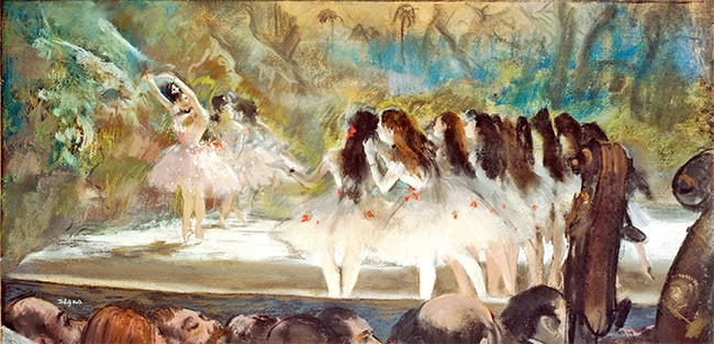 Múa ba lê tại Paris Opéra (1877).