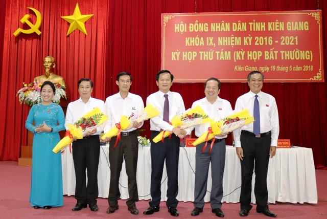 Nhân sự mới của HĐND tỉnh Kiên Giang.