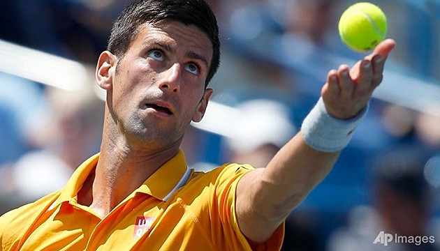 Novak Djokovic tại WTA Cincinnati Masters. (ảnh: AP)