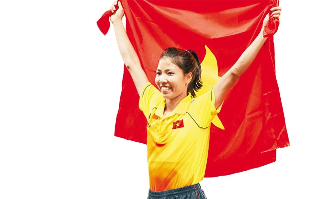 Thu Thảo thi đấu tại ASIAD 2018. Ảnh trong bài | Chi Chi