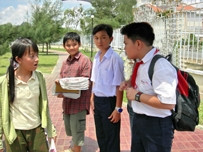 Cảnh trong phim Cậu bé ngoài hành tinh.