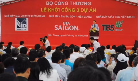 Kiên Giang khởi công xây dựng bốn dự án đầu tư