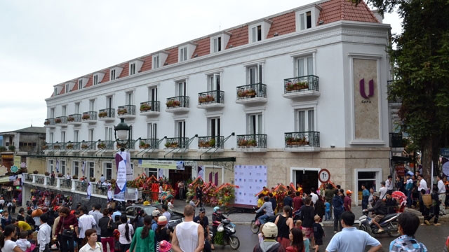 Khách sạn bốn sao U Sa Pa của Tập đoàn dầu khí quốc gia Việt Nam tại thị trấn Sa Pa.