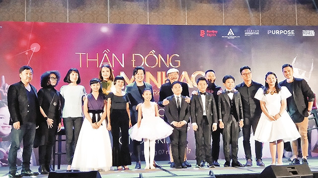 Những gương mặt làm nên sức hấp dẫn của chương trình Thần đồng âm nhạc.