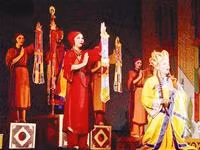 Cảnh trong vở "Nam dược Thánh nhân".