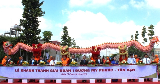 Khánh thành đường Mỹ Phước - Tân Vạn giai đoạn một.