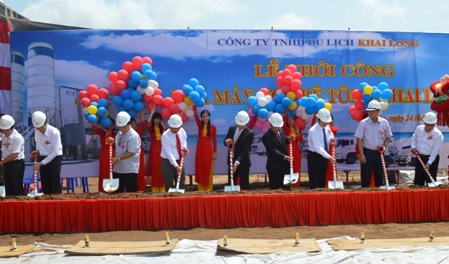 Khởi công xây dựng nhà máy cọc bê-tông tại Bạc Liêu 