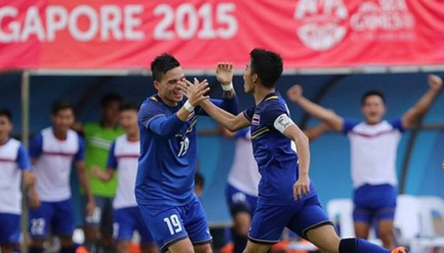 Các cầu thủ U23 Thái-lan. (ảnh minh hoạ)