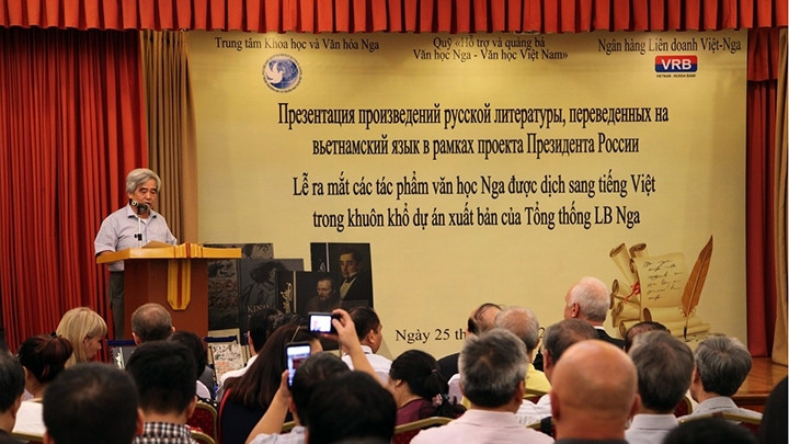 Chương trình ra mắt sách, phổ biến văn học Nga tại Việt Nam.