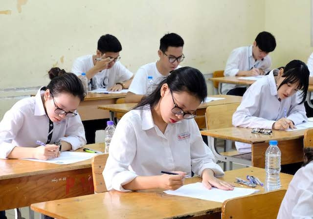 Thí sinh dự Kỳ thi THPT quốc gia 2019.