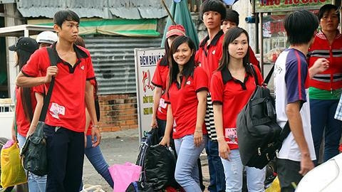 Học sinh đất đảo.