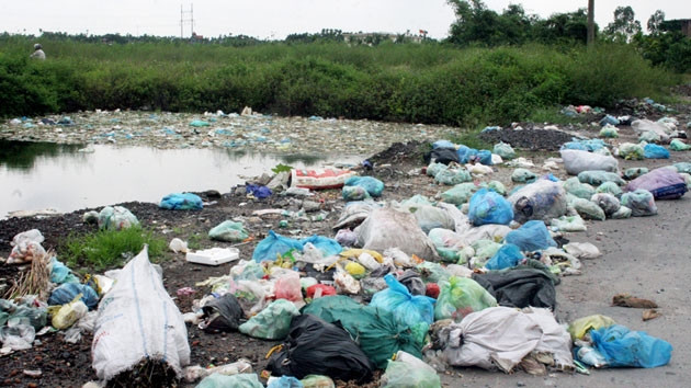 Rác thải nông thôn.