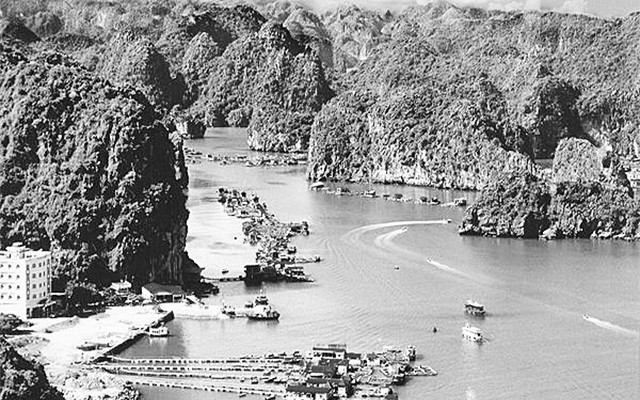 Một góc vịnh Lan Hạ, huyện Cát Bà (Hải Phòng).