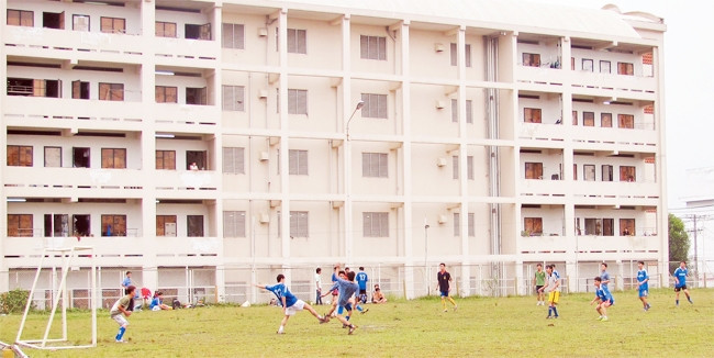 Chung cư dành cho công nhân ở miễn phí của Công ty TNHH Nissei Electric Việt Nam.