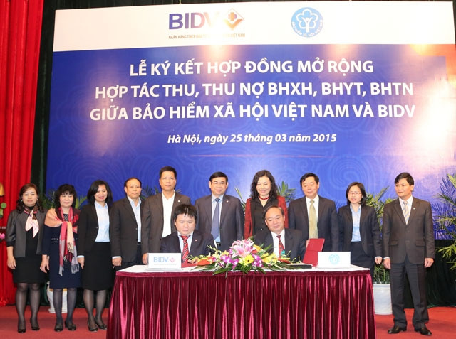 BIDV mở rộng hợp tác thu nợ đọng bảo hiểm xã hội 