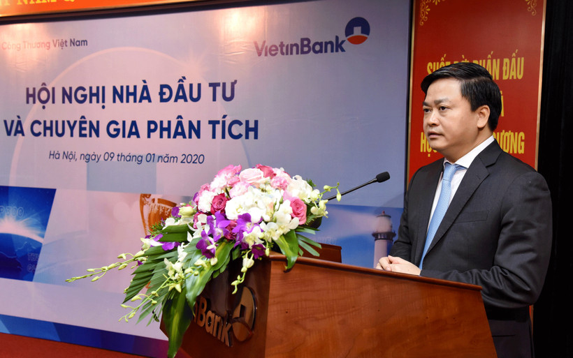 Chủ tịch HĐQT VietinBank Lê Đức Thọ phát biểu khai mạc Hội nghị