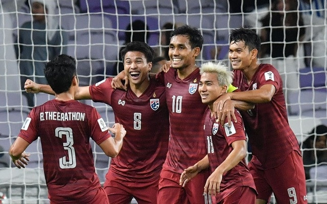 Thái-lan sẽ lần đầu tiên góp mặt ở vòng loại trực tiếp Asian Cup kể từ khi lọt vào bán kết năm 1972. (Ảnh: AFC)