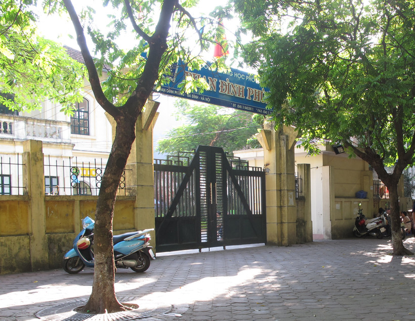Trường THPT Phan Đình Phùng, HN (Ảnh minh họa - X.P)