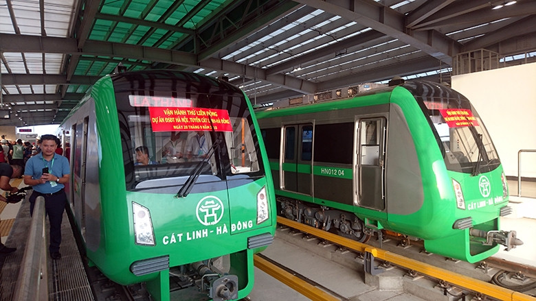 Tuyến đường sắt đô thị đầu tiên của Việt Nam dự kiến có thể đưa vào vận hành thương mại trước Tết Nguyên đán 2019.