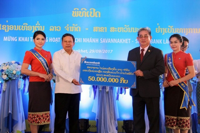 Sacombank góp phần phát triển kinh tế bền vững tại Lào