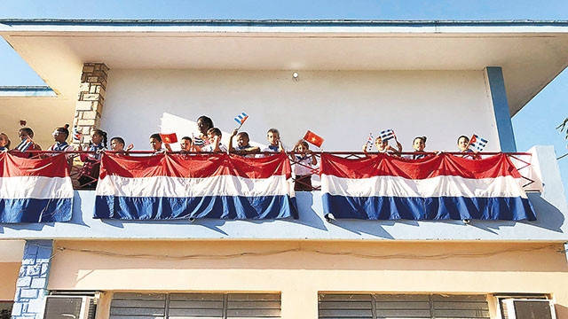 Một ngôi trường ở Cuba mang tên Hồ Chí Minh.